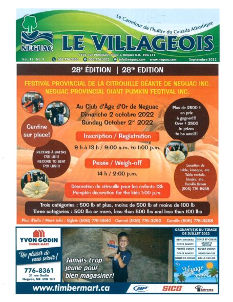 Le Villageois - Sept 2022