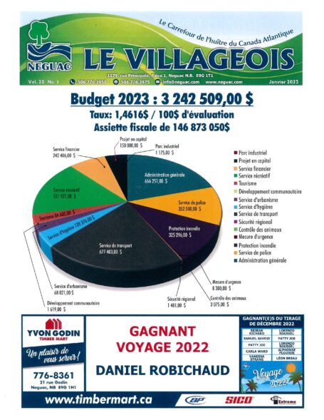 Le Villageois - Janvier 2023