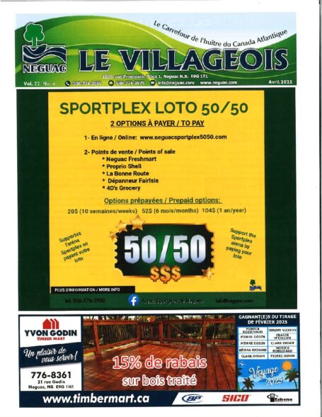 Le Villageois - Avril 2025